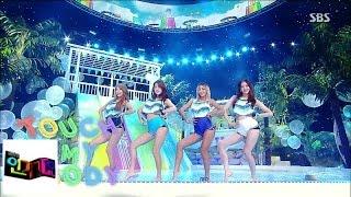 [SISTAR] Touch My Body Touch My Body @ Popular Inkigayo 140727