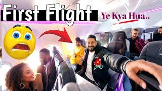 My First Flight ️  with Sala  Ye Kya Ho Gya