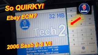 QUIRKY Saab No-Crank -Part 2 (Tech2 ECM Programming)