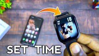 How to SET TIME On Any SmartWatch | FitPro App Time Setting 