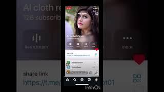 Ai clothes remover telegram bot link || ai undress bot name