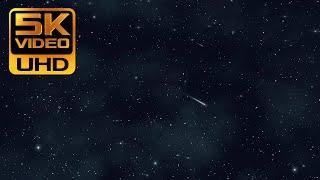 5K Shooting Stars  1-Hour Night-Sky  Video Background - UHD Animation ║ HD Longest FREE 4K