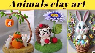 easy clay animals for begginer | clay tutorial  | clay activity