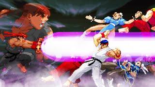 Evil Ryu MVC Vyn vs Everyone! Street Fighter Mugen