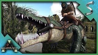 TAMING KAPROS ON FOOT! SWAMP EXPLORATION FOR A MALE KAPRO! - Ark: RAGNAROK [DLC Gameplay S3E69]