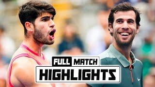 OMG What a Fight  - Carlos Alcaraz vs Karen Khachanov QF Highlights - China ( Beijing ) Open 2024