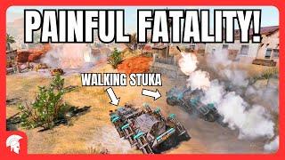 Walking Stuka Fatality! - 4vs4 - Afrikakorps - Company of Heroes 3