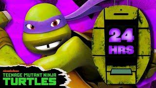 24 Hours with DONATELLO 🟣 | Hour by Hour | Teenage Mutant Ninja Turtles