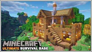 Ultimate Minecraft Starter Survival Base with EVERYTHING you NEED to Survive! [Minecraft Tutorial]