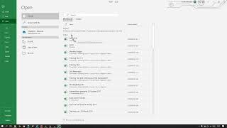 How To Open an Excel File