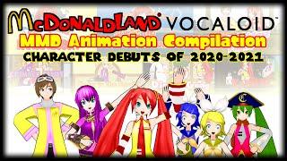 [MMD] McDonaldland-Vocaloid Animation Compilation: Character Debuts of 2020-2021