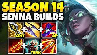 TRYING EVERY SENNA BUILD POSSIBLE FOR SEASON 14! (THE SENNA MOVIE)