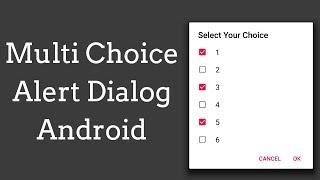 AlertDialog with checkbox list android - MultiChoice AlertDialog