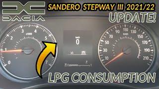 Dacia Sandero Stepway III 2021/2022 1.0 ECO-G LPG/GPL Consumption | Update after 7000 km