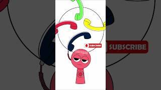 Tele red sprunki telephone colour changing #sprunki #trending #shorts #animation #art