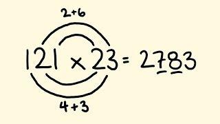 Fast Math Tricks - multiplication of two and three digit numbers.