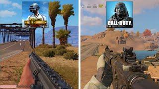 Pubg Mobile vs Call of Duty Mobile - Details and Physics Comparison