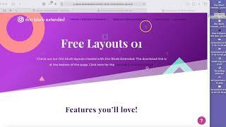 Using Divi Blurb Extended Free Layouts