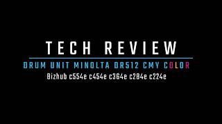 Tech Review color Drum Minolta c224 c284 c364 c454 DR512 for Pinter & Photocopier Konica