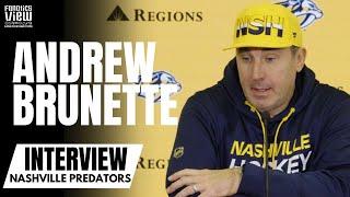 Andrew Brunette Reacts to Nashville Trading Alexandre Carrier to Montreal: "It's Really Hard"