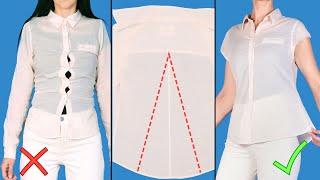 Great sewing trick how to upsize a blouse to fit you perfectly!