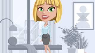 Adobe Character Animator Puppet Template for Sale - Mel as Miss Always Right, design by GraphicMama