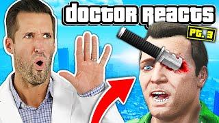 ER Doctor REACTS to Craziest Grand Theft Auto V (GTA 5) Injuries #3