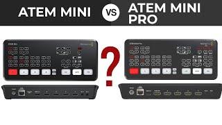 Difference Between Atem Mini Pro and Atem Mini.
