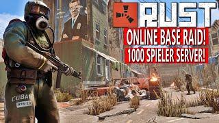 ONLINE BASE RAID auf einem 1000 SPIELER RUST SERVER als ANFÄNGER - SUCHE nach HIGH TIER LOOT - RUST