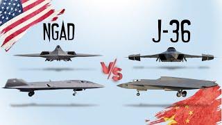 America's NGAD vs China's J-36 |Battle of 6th generation jets