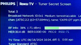 Roku TV Secret Hidden TV Antenna Signal Screen