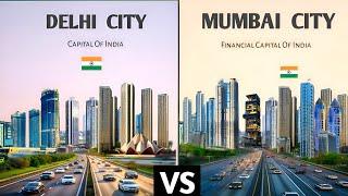 Delhi City️ vs Mumbai City || Mumbai vs Delhi City Full Comparison 2024-25 | #mumbai #delhi#india