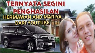 MAKIN KAYA || SEGINI GAJI HERMAWAN AND MARIYA DARI YOUTUBE