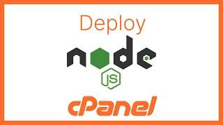 Deploy a Node js App on Shared Hosting via cPanel  Tutorial 2024
