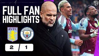 City & Pep DESTROYED by Durán & Rogers! Aston Villa 2-1 Man City Highlights