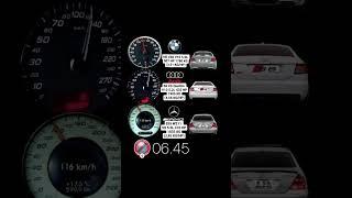 Audi S6 C6 435 HPvs BMW M5 E60 507 HP vs Mercedes AMG E55 476 HP #acceleration #vmaxgermany