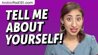 SELF INTRODUCTION | How to Introduce Yourself in Arabic