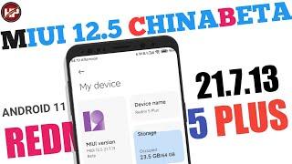 MIUI 12.5 | CHINA BETA V21.7.13 | INSTALL PLAY STORE | ANDROID 11 | REDMI 5 PLUS | REDMI NOTE 5