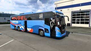 GUARDIAN ANGEL SCANIA TOURING / Ets 2 Bus Mod 1.45 Gameplay