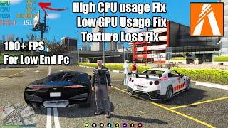 FiveM (GTA V) Low GPU Usage Fix | FiveM (GTA V) 100% High CPU usage Fix | FiveM Texture Loss Fix