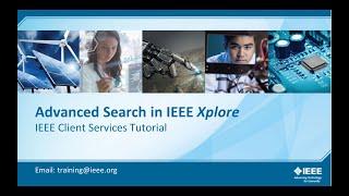 Advanced Search in IEEE Xplore