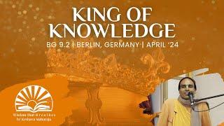 King of Knowledge | BG 9.2 | Berlin, Germany | Svayam Bhagavan Keshava Maharaja