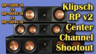 NEW Klipsch Center Channel Shootout!