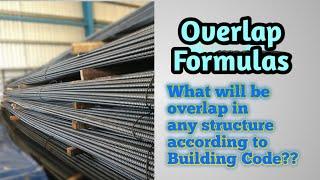 How to calculate overlap for slab, Beam and Structural members??|Mind Of Civil Engineer