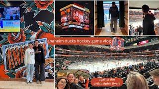 anaheim ducks hockey game vlog