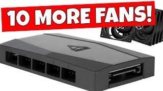 Add Extra PC PWM Fans With Arctic SATA Powered 10 Port Fan Hub
