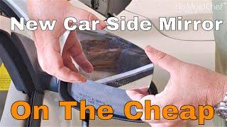 Install Stick-On Car Side Mirror Glass Replacement And 3 Week Review