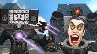 GOD TV MAN BOSS VS G-MAN IS BACK NEW G-MAN BOSS SKIBIDI TOILET VS TITAN TV MAN BOSSES! In Garrys Mod