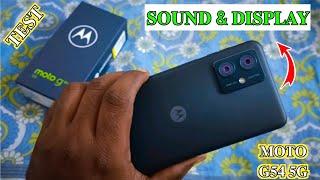 Moto G54 5g Sound Test - Moto G54 5g Speaker Test - Moto G54 5g Display Quality Test