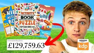 How To Make £100,000+ Selling Activity Books On Amazon KDP